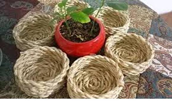 تصویر 4 از قیمت خرید سفره هفت سین حصیری + فروش ویژه